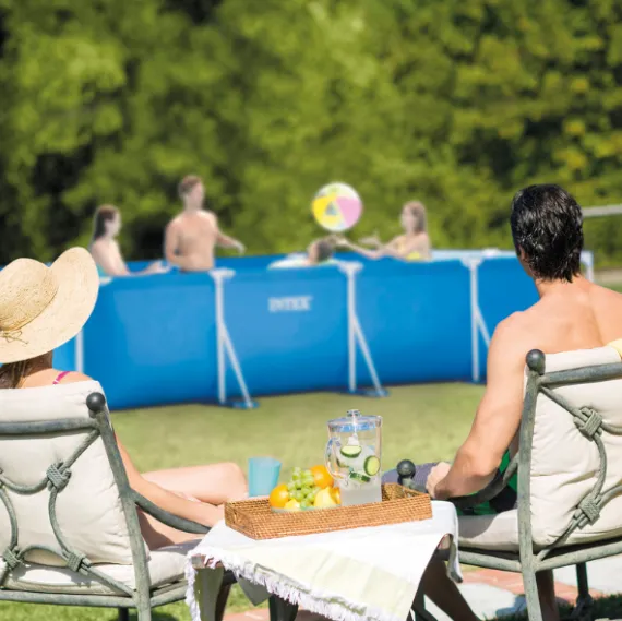 INTEX Piscină RECTANGULAR FRAME 450x220x84cm, 7127L, cadru metalic INTEX Piscină RECTANGULAR FRAME 450x220x84cm, 7127L, cadru metalic