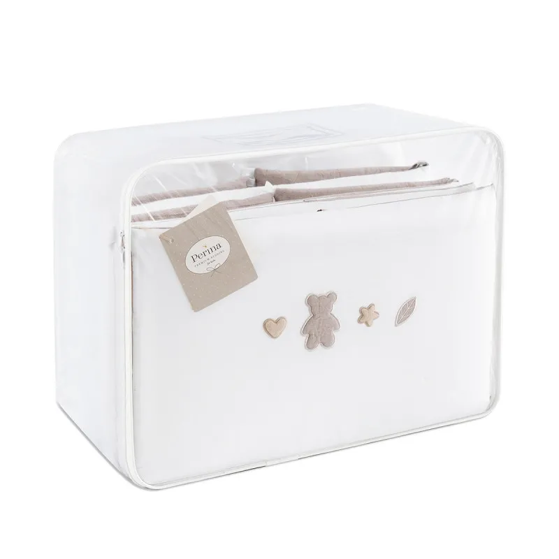 Lenjerie de pat pentru copii Perina Teddy Love (TL6-01.12) Bej Lenjerie de pat pentru copii Perina Teddy Love (TL6-01.12) Bej