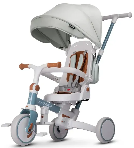 Tricicletă Epid Compacto Blue & Beige