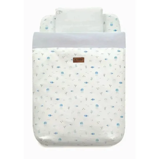 Lenjerie de pat pentru copii Jane 50x80cm (080354 U53) Albastru deschis Lenjerie de pat pentru copii Jane 50x80cm (080354 U53) Albastru deschis