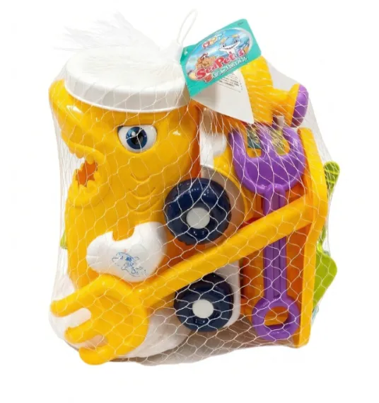 Set pentru nisip „Rechin” cu camion, galben, cod 962164