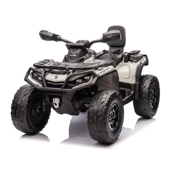 ATV electric pentru copii BRP Can-Am Outlander (CA005/5 gri)