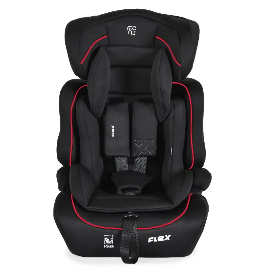 Scaun auto 76-150 cm (i-Size) Moni Flex Black Red Scaun auto 76-150 cm (i-Size) Moni Flex Black Red