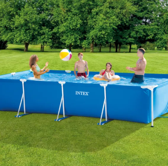 INTEX Piscină RECTANGULAR FRAME 450х220х84 cm, 7127L, cadru metalic INTEX Piscină RECTANGULAR FRAME 450х220х84 cm, 7127L, cadru metalic