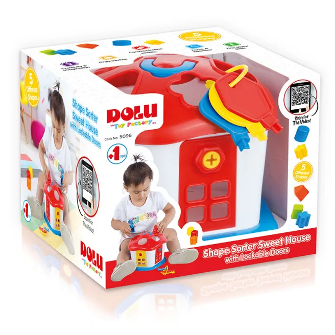 DL Сортер Веселый дом с ключами, 9 ел.