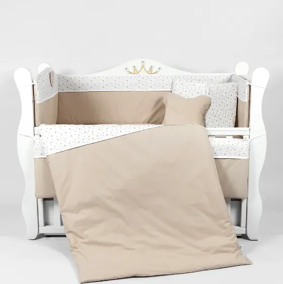 Lenjerie de patut 8 piese PM Confort Stele Maro