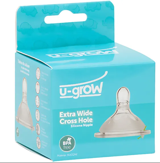 Tetina cu orificiu in cruce și gât Extra-Larg XL, de la 6 luni Tetina cu orificiu in cruce și gât Extra-Larg XL, de la 6 luni