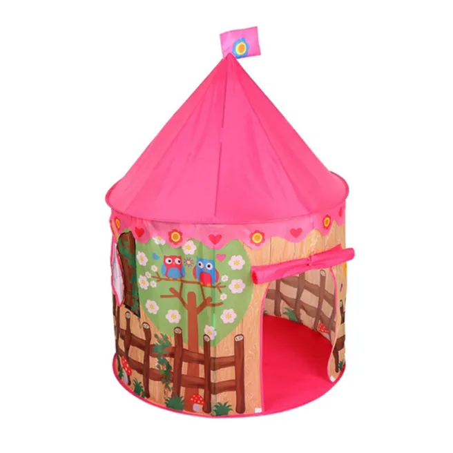 Cort de joaca p/u copii 100x135cm, roz