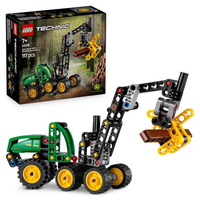 Constructor LEGO Technic Combină de recoltat cu roți John Deere 1470H, art. 42218 Constructor LEGO Technic Combină de recoltat cu roți John Deere 1470H, art. 42218