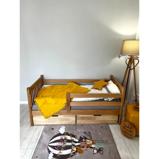 Pat Goydalka TADDY cu sertar (1B619-4) Nucă 190x80cm