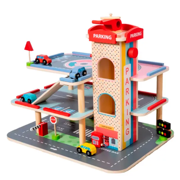 Parcare multietajata din lemn S04B003