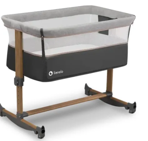 Детская кроватка 3 в 1 Lionelo Leonie Grey Stone