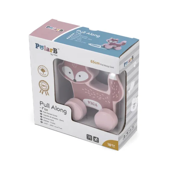 Jucărie de tras, cu șiret „Vulpea” Jucărie de tras, cu șiret „Vulpea”