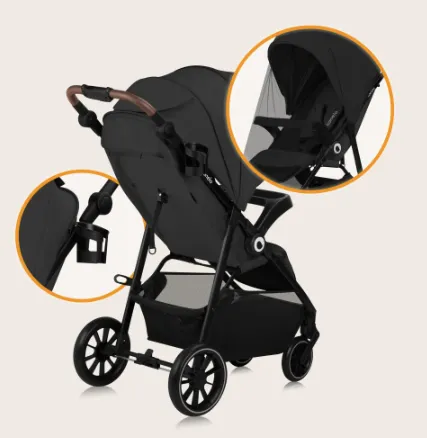 Carucior de plimbare Lionelo Emma One Grey Stone Carucior de plimbare Lionelo Emma One Grey Stone