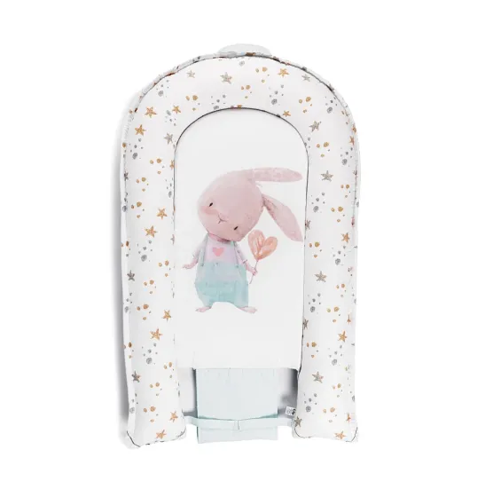 Babynest pentru bebeluș PM Premium Iepuraș Turcoaz Babynest pentru bebeluș PM Premium Iepuraș Turcoaz