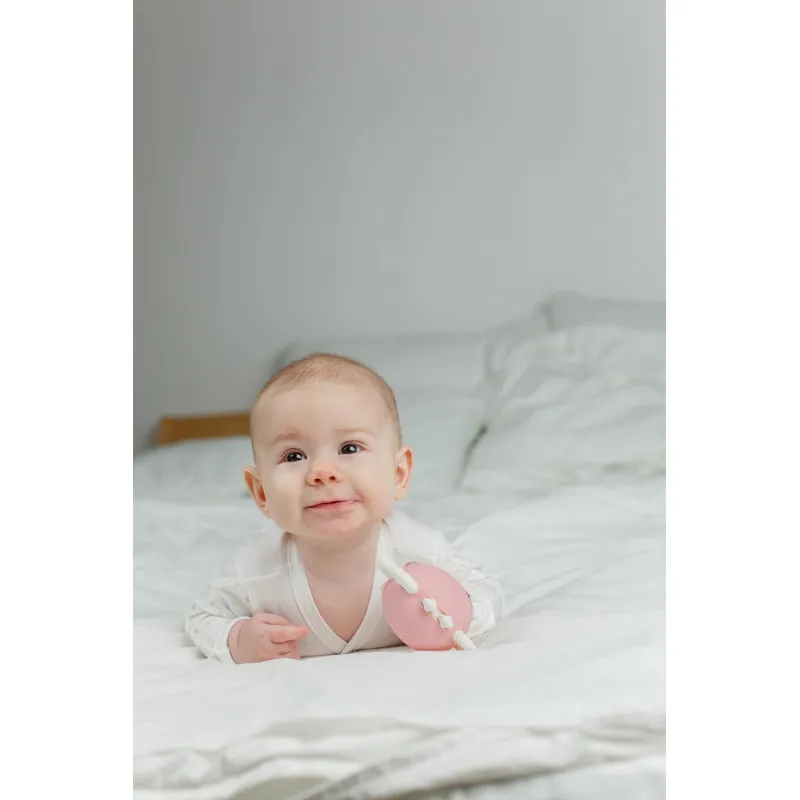 Dentitie din silicon pentru mana Roxy Kids „Crabby”, Roz (RST-002-P) Dentitie din silicon pentru mana Roxy Kids „Crabby”, Roz (RST-002-P)