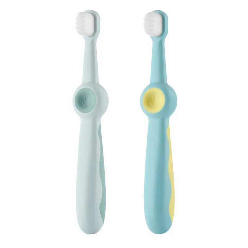 Набор зубных щеток Roxy Kids «Смайлик» 2 шт. (RTB-013-BG) Бирюзовый+Зеленый