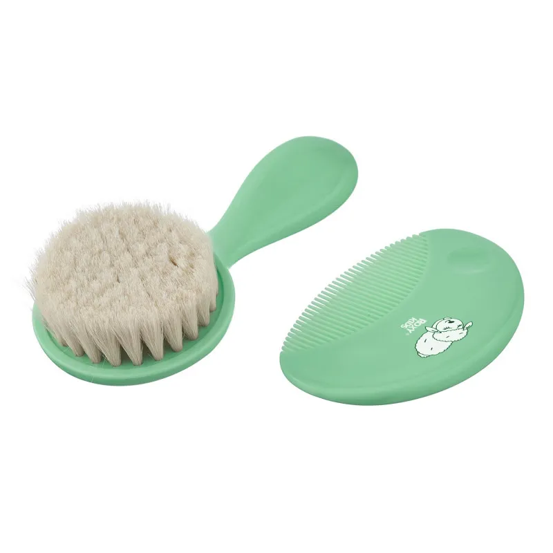 Pieptene-perie moale Roxy Kids din lână de oaie, Mint (RBH-003-M) Pieptene-perie moale Roxy Kids din lână de oaie, Mint (RBH-003-M)