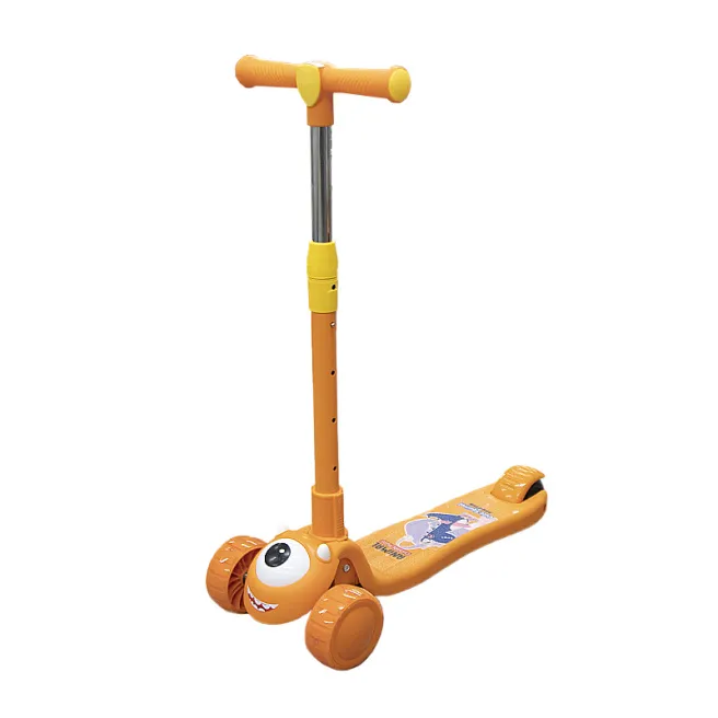 Самокат детский F033, оранжевый