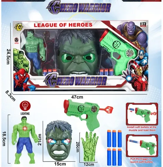 SET ARMA CU MASCA SI EROU (INSTRUCTIUNE IN ROMANA) 72557