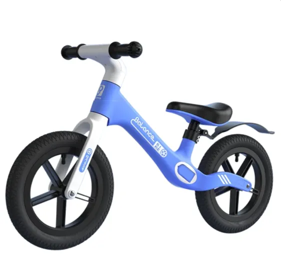 Bicicletă fără pedale pentru copii, 12′, albastră (28369)