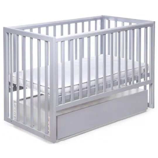 Pătuţ Eucalyptus Mia Premium (DS-405) Gri