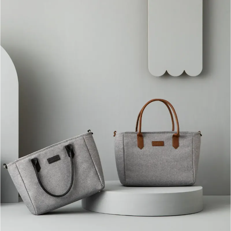 Geantă pentru mame Skiddou Ingrid evening shadow (2080033) Gri-Neagră Geantă pentru mame Skiddou Ingrid evening shadow (2080033) Gri-Neagră