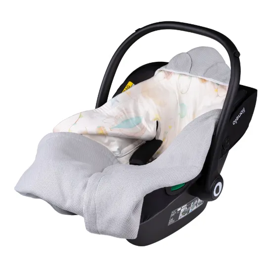 Păturica pentru scoica auto Lionelo Travel Grey Balloon, 90x90 cm Păturica pentru scoica auto Lionelo Travel Grey Balloon, 90x90 cm