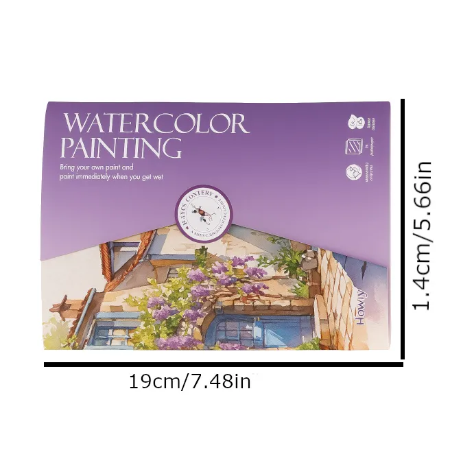 Set pictură acuarelă mov, cod 929042 Set pictură acuarelă mov, cod 929042