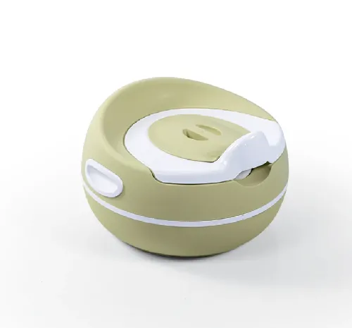 Детский горшок с крышкой и нескользящим основанием, бежевый, Dolu (7194)