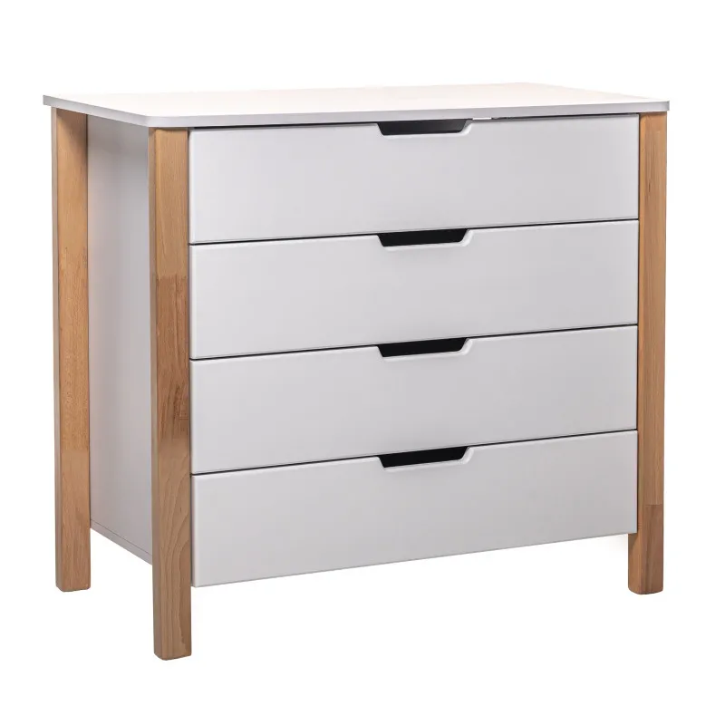 Детский комод Eucalyptus Karol90 (DSK-K03) Белый+Натуральный