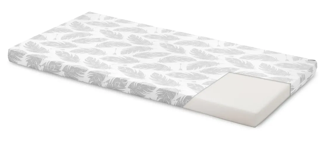Saltea pentru copii Sensillo Grey Feathers 120x60x6cm Saltea pentru copii Sensillo Grey Feathers 120x60x6cm
