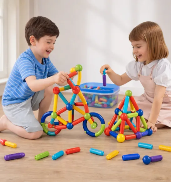 Constructor magnetic Magnetic Sticks 102 piese, cod 962102 Constructor magnetic Magnetic Sticks 102 piese, cod 962102