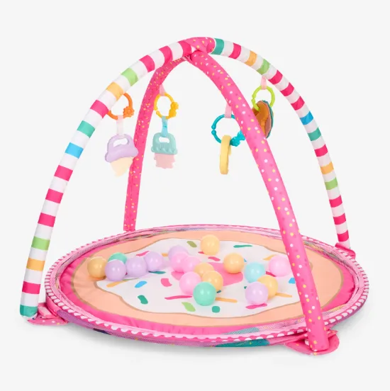 Covoraş pentru copii KikkaBoo Marshmallow Pink, 70x70x50 cm Covoraş pentru copii KikkaBoo Marshmallow Pink, 70x70x50 cm