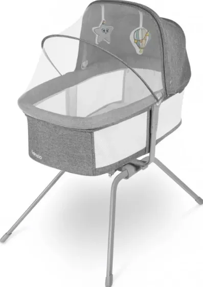 Patut Co-sleeper 3 in 1 Lionelo Malin Grey Stone Patut Co-sleeper 3 in 1 Lionelo Malin Grey Stone