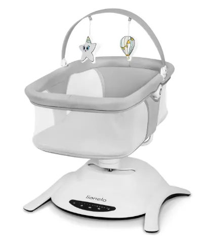 Patut-balansoar Lionelo Bella Set Grey Concrete