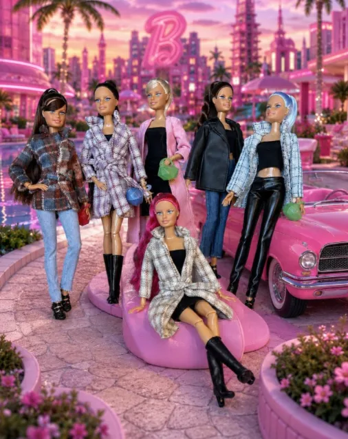 Set de 6 păpuși Barbie originale