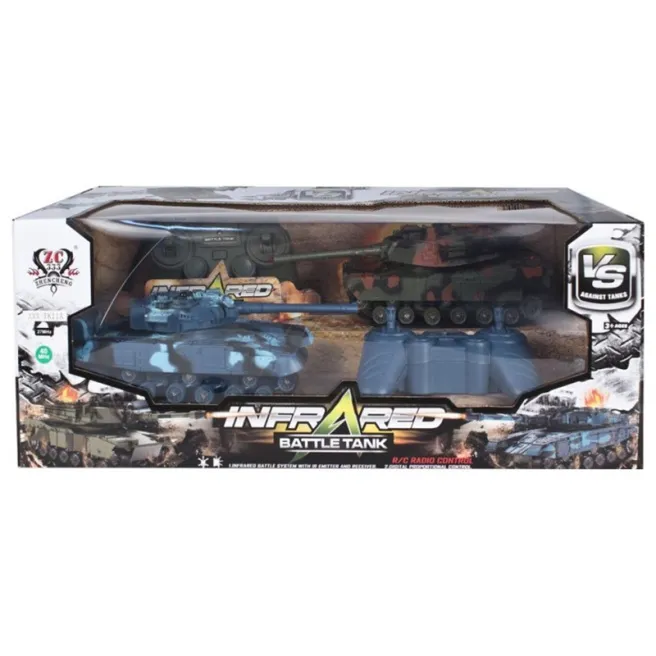 Игровой набор Танк (2 штук) на радиоуправлении, арт. 333-TK11, код 57406