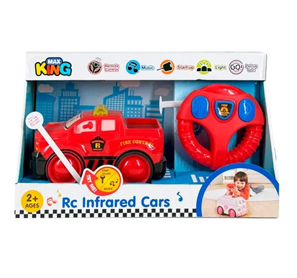 Mașinuță de jucărie cu telecomandă, lumini și sunet 31702ABC