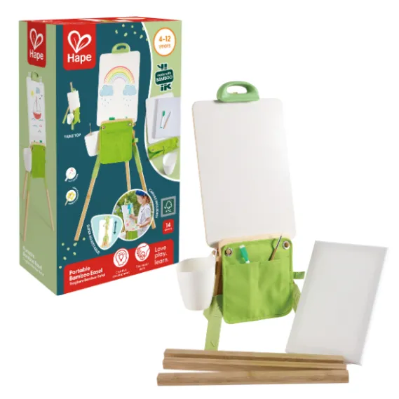 Șevalet portabil din bambus