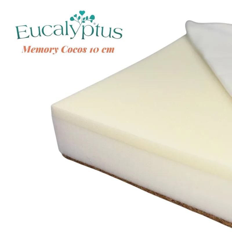 Saltea pentru copii Eucalyptus Memory Cocos 120x60x10cm (MD-022) Saltea pentru copii Eucalyptus Memory Cocos 120x60x10cm (MD-022)