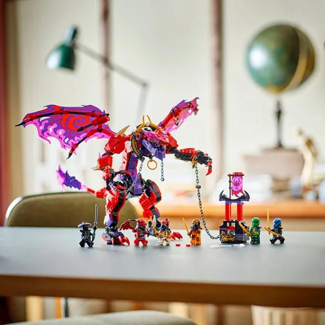 Constructor LEGO Ninjago Thunderfang al dragonului haosului, art. 71832 Constructor LEGO Ninjago Thunderfang al dragonului haosului, art. 71832