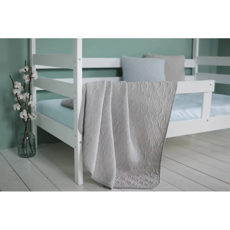 Cuvertură de pat (PP-01.6-1) Val gri