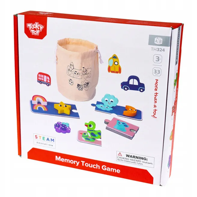 Joc din lemn Memory, cod 57380