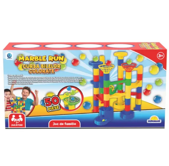 Joc de masă ”Cursa bilelor colorate” Joc de masă ”Cursa bilelor colorate”