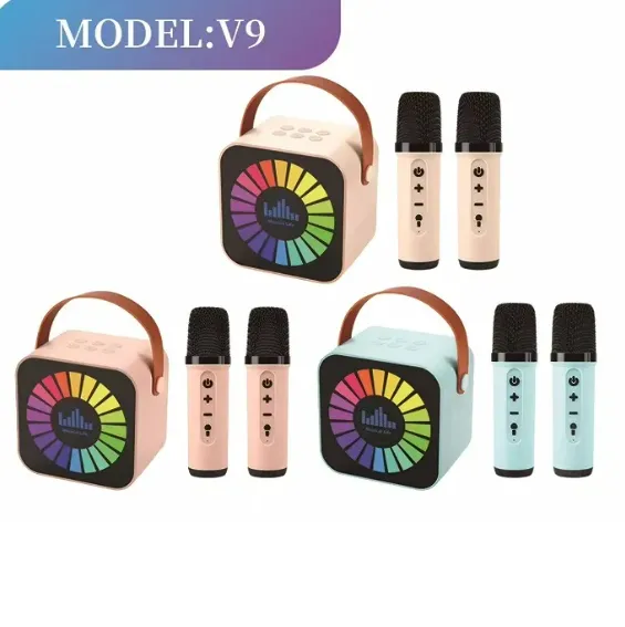 BOXA MUZICALĂ CU 2 MICROFOANE 72802