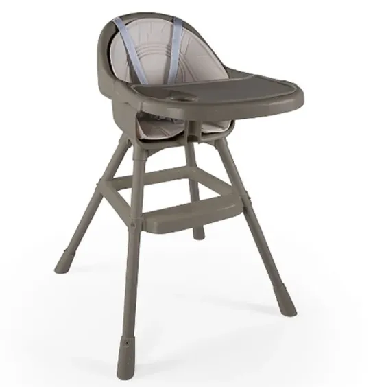 Scaun de masă pentru bebeluși, gri, Dolu (7569)