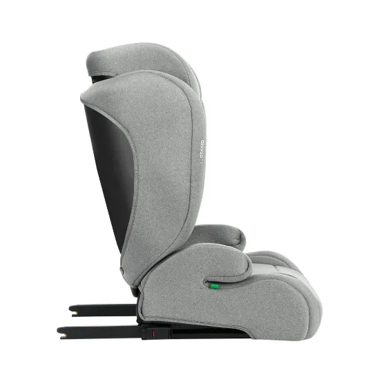 Scaun auto 15-36kg (i-Size) Isofix Kikkaboo i-Stand Light Grey Scaun auto 15-36kg (i-Size) Isofix Kikkaboo i-Stand Light Grey