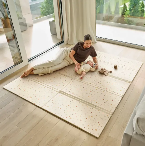 Covoraş pentru copii Lionelo Zora Beige, 180×201 cm Covoraş pentru copii Lionelo Zora Beige, 180×201 cm