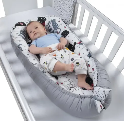 Babynest pentru bebeluș PM Premium Elefant Roz Babynest pentru bebeluș PM Premium Elefant Roz